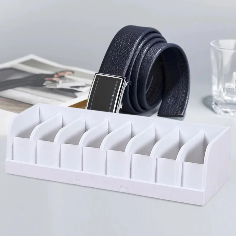 Men'S Accessories Wardrobe - Organizador de Cinturones con 6/8/10 Compartimentos,