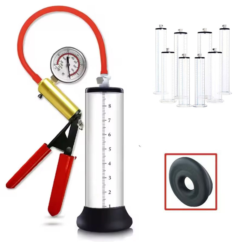 Men Accessories Combo Set - Bomba de vacío para agrandamiento del