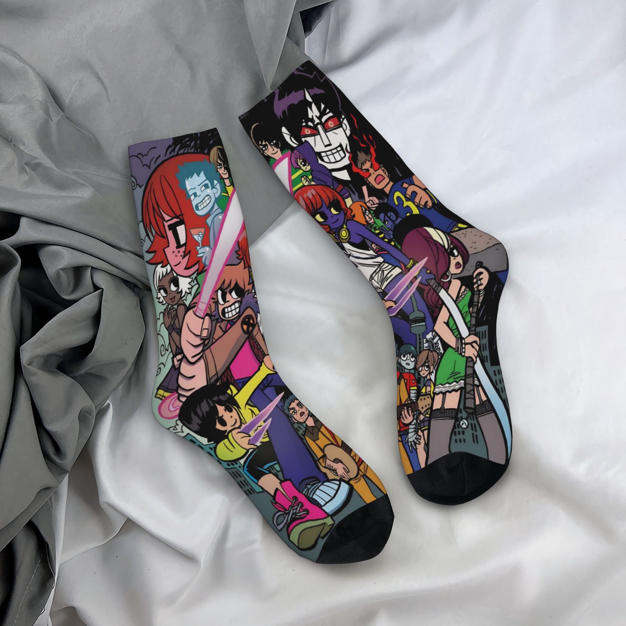 Men Accessories Ideas - Calcetines con motivos de «Scott Pilgrim