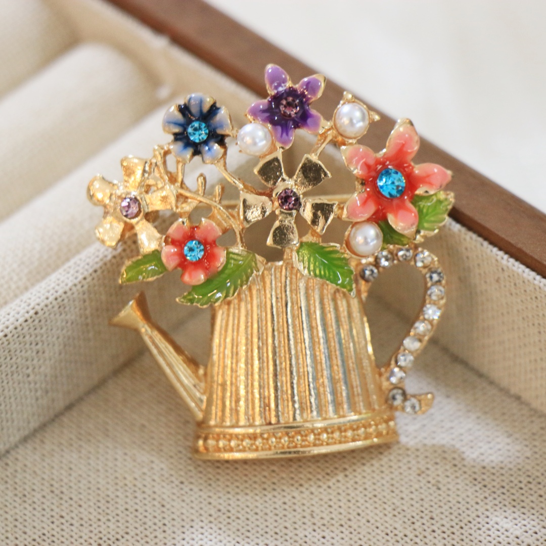 Men Accessories Bouquet - Broche de ramo floral de lujo