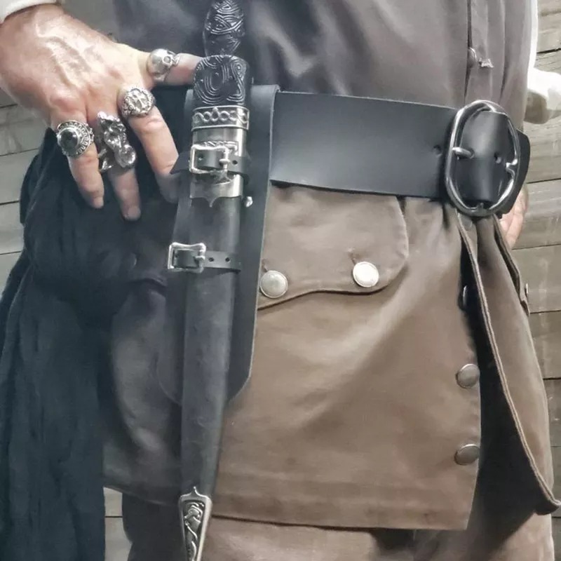 Men'S Viking Accessories - Soporte de daga pirata Medieval renacentista