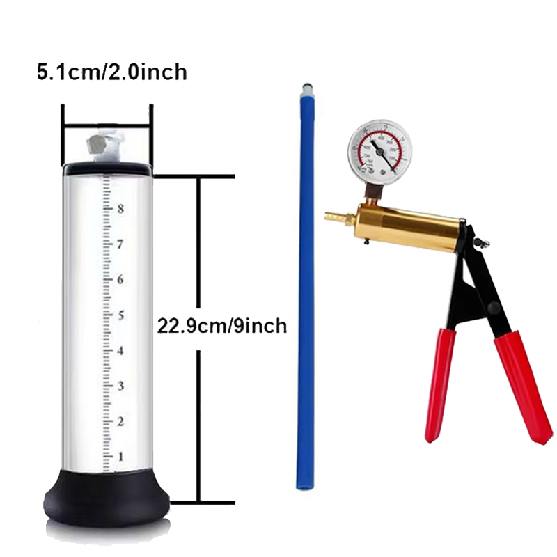 Men Accessories Combo Set - Bomba de vacío para agrandamiento del
