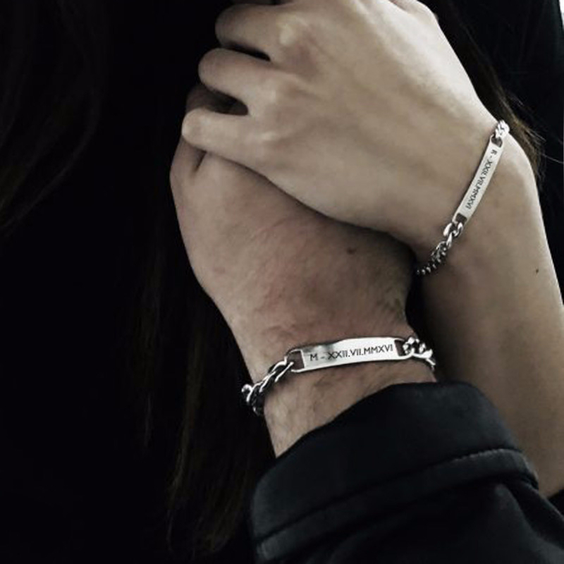 Men Accessories All - Pulsera de acero inoxidable para hombre