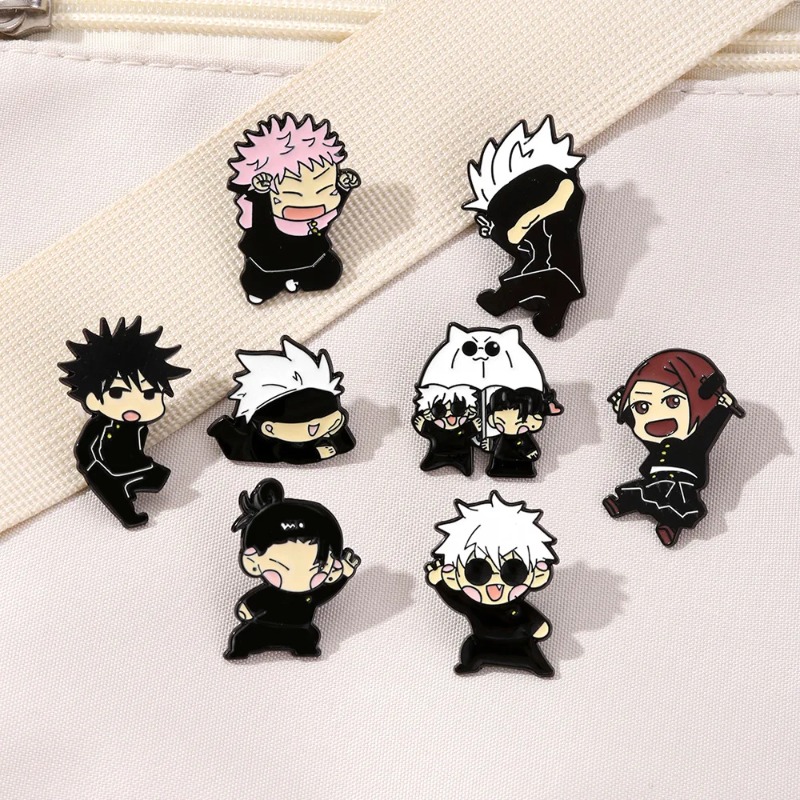 Lapel Pin Enamel - Juego de 8 pines esmaltados de