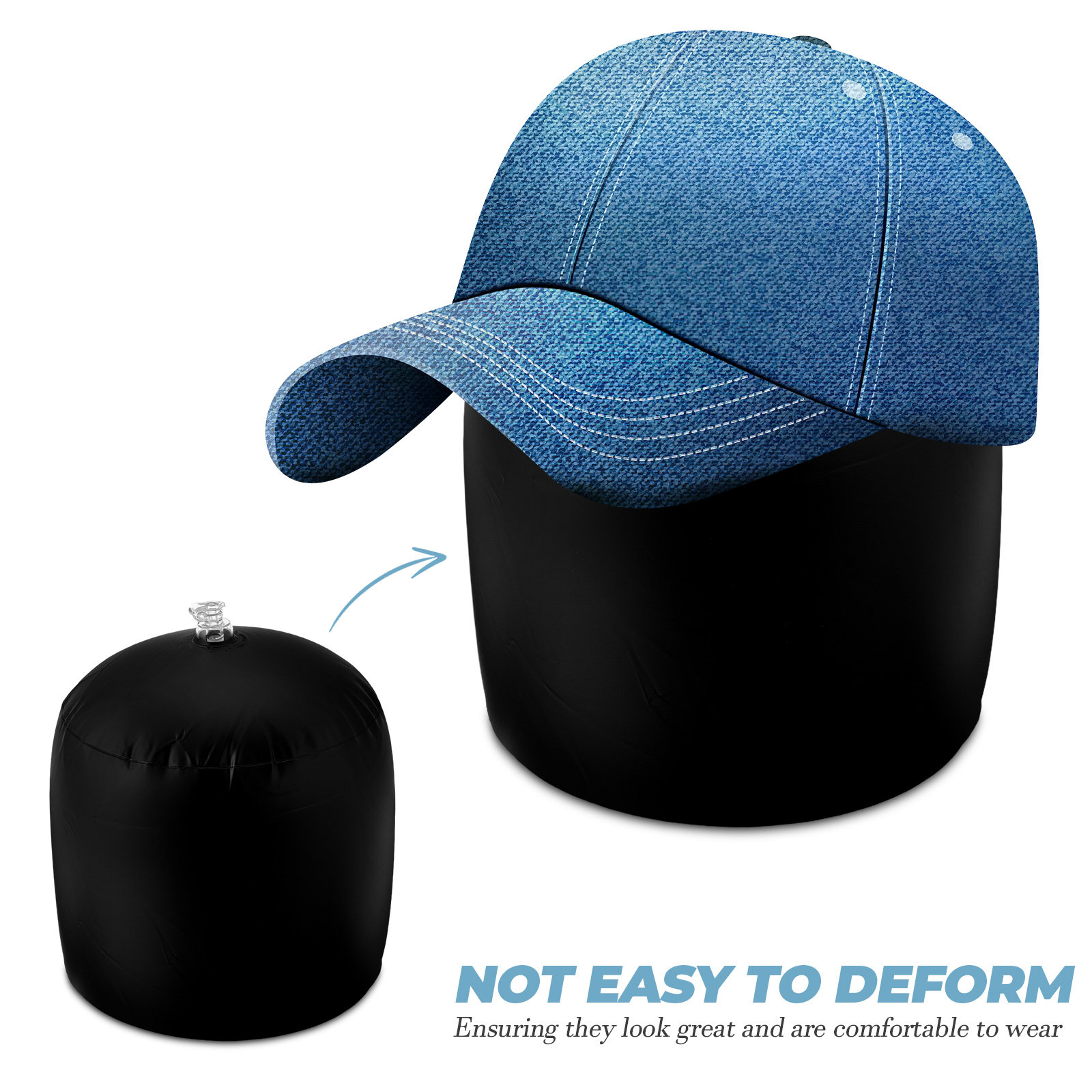 Men'S Accessories Wardrobe - Soporte inflable para gorras, moldeador de