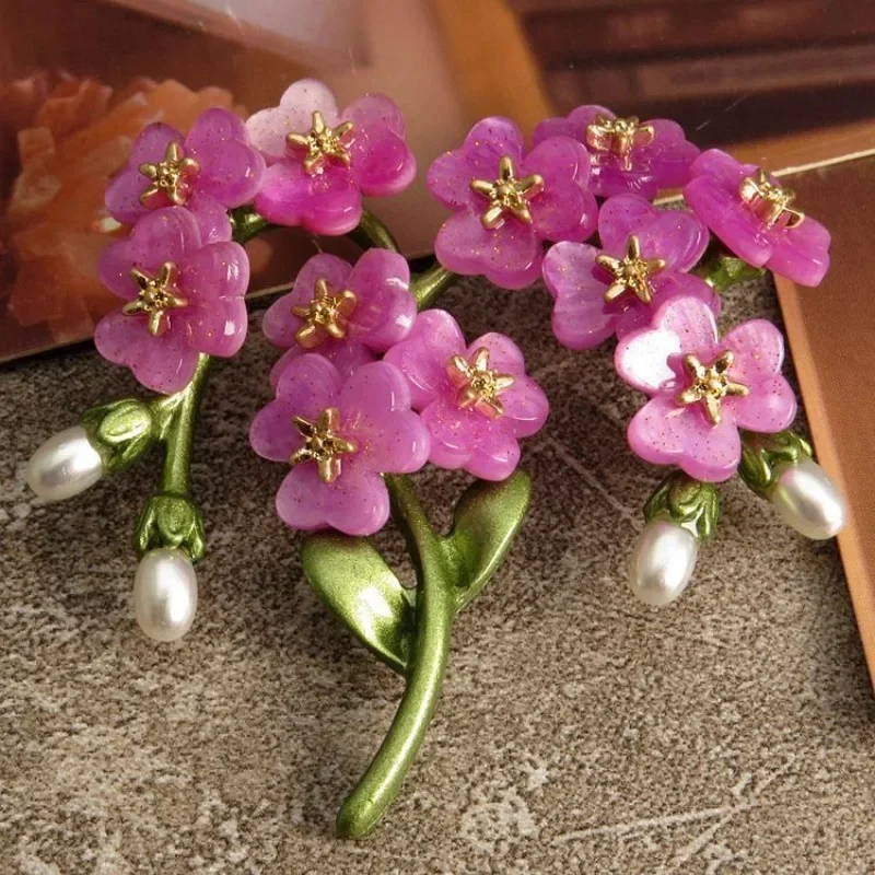 Men Accessories Bouquet - Broche clásico Retro con ramo de