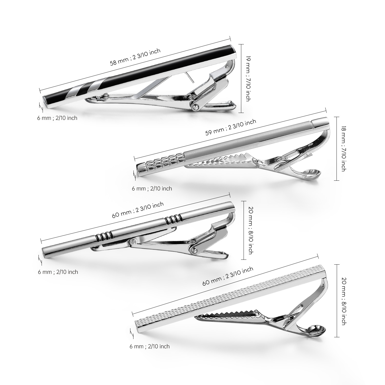 Clip de corbata para hombre, p - Cufflink Box Set reseña y precio