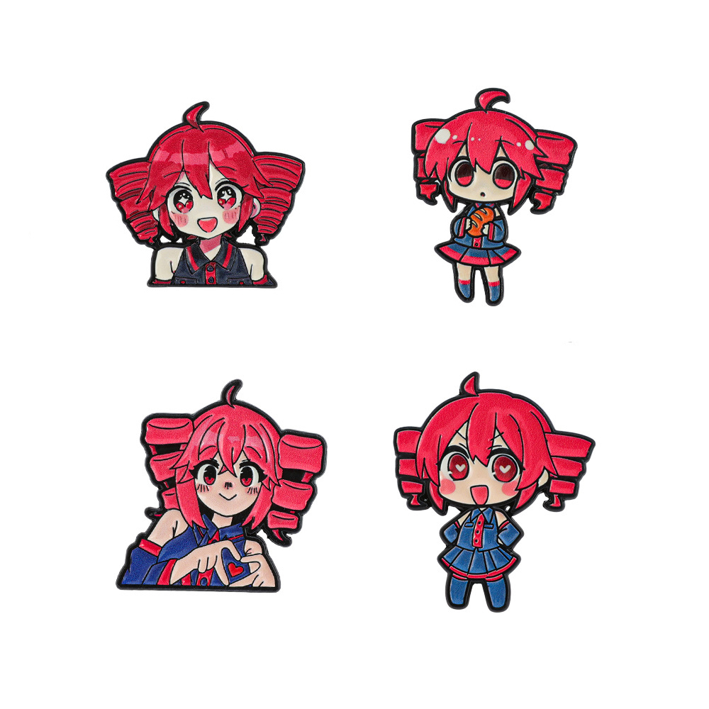 4 broches de esmalte de anime  - Lapel Pin Enamel reseña y precio