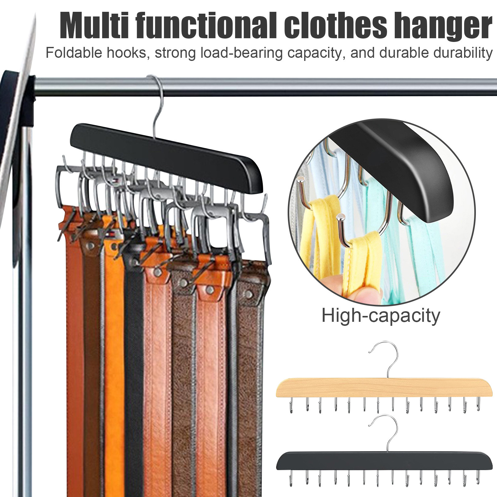 Perchero de madera para cintur - Men'S Accessories Wardrobe reseña y precio