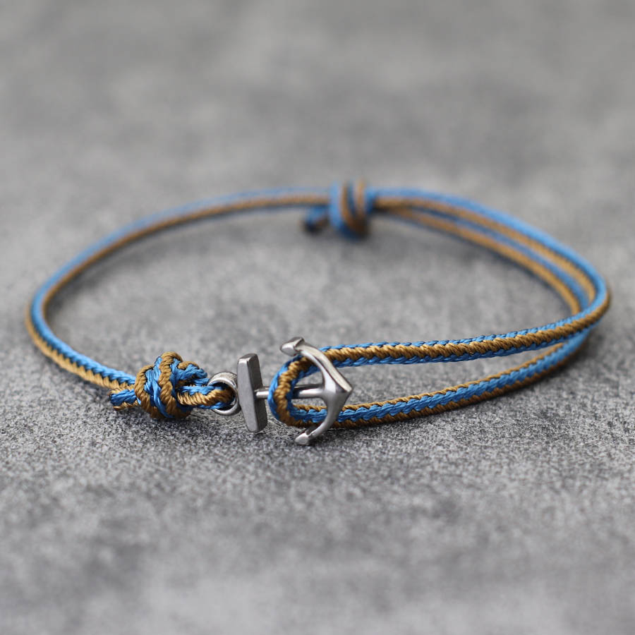 Pulsera de cuerda fina con anc - Men'S Vacation Accessories reseña y precio