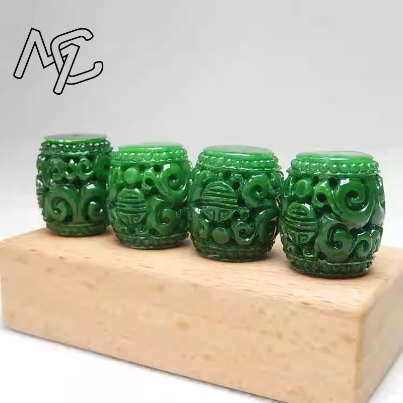 5 cuentas talladas de Jade VER - Bead Bracelet Men reseña y precio