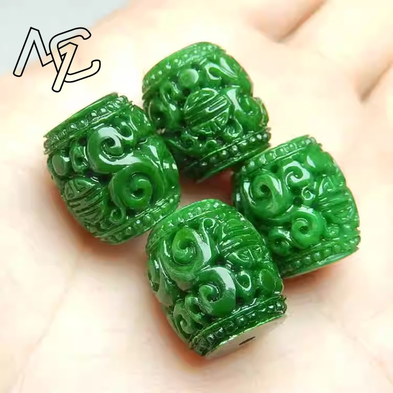 5 cuentas talladas de Jade VER - Bead Bracelet Men reseña y precio