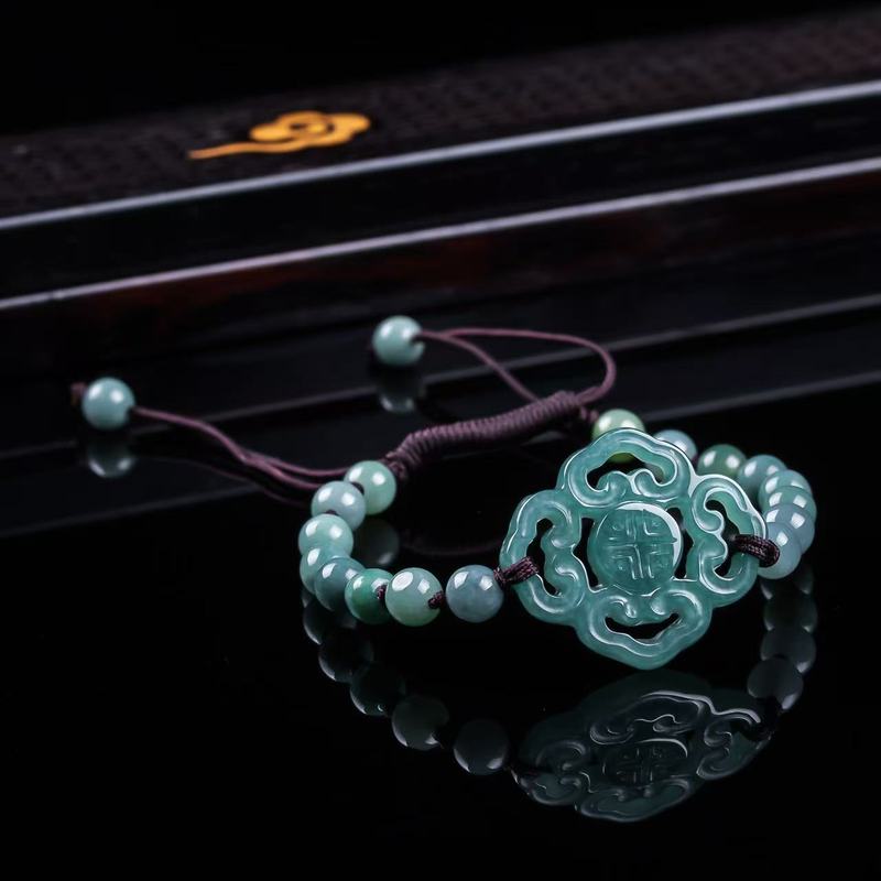 Pulsera de Jadeíta Natural Gra - Bead Bracelet Men reseña y precio
