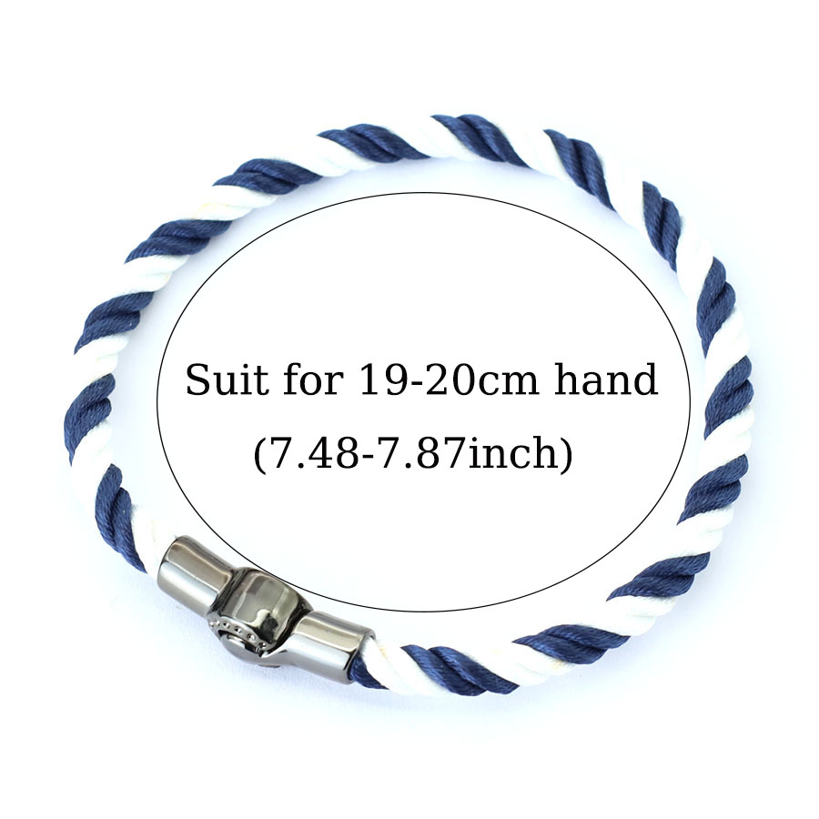 Pulsera náutica tejida hecha a - Men'S Vacation Accessories reseña y precio