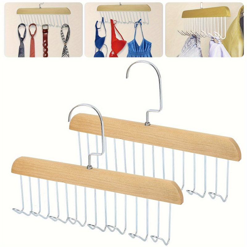 Perchero de madera con 8 ganch - Men'S Accessories Wardrobe reseña y precio
