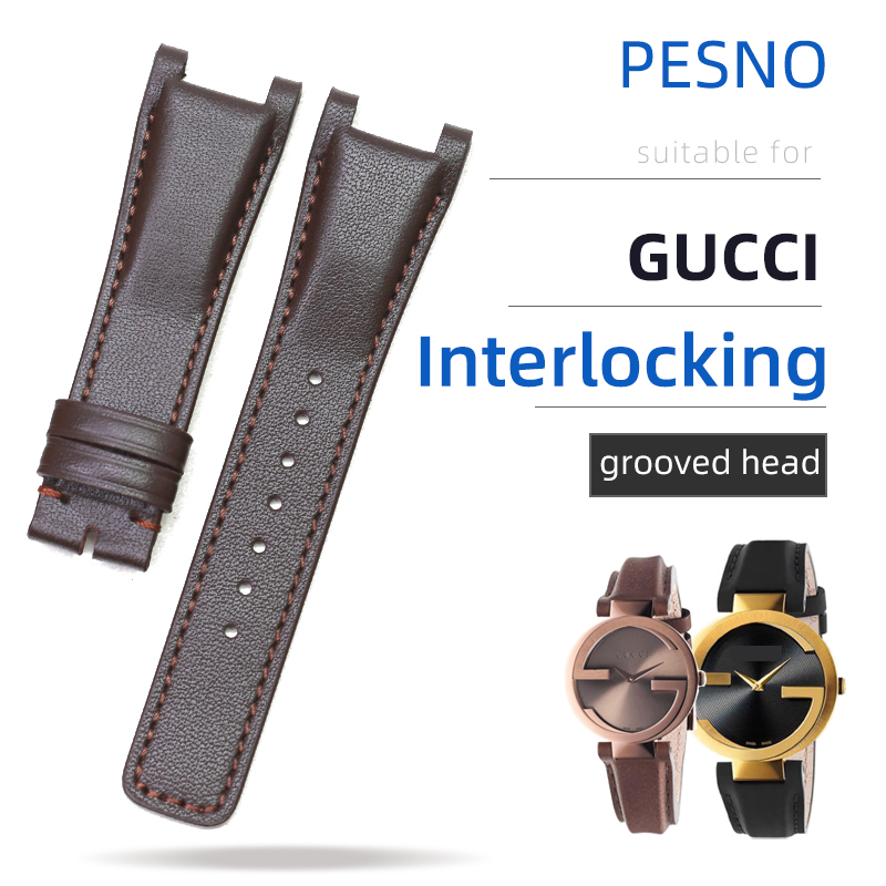 PESNO-Correa de cuero de becer - Men'S Accessories Gucci reseña y precio