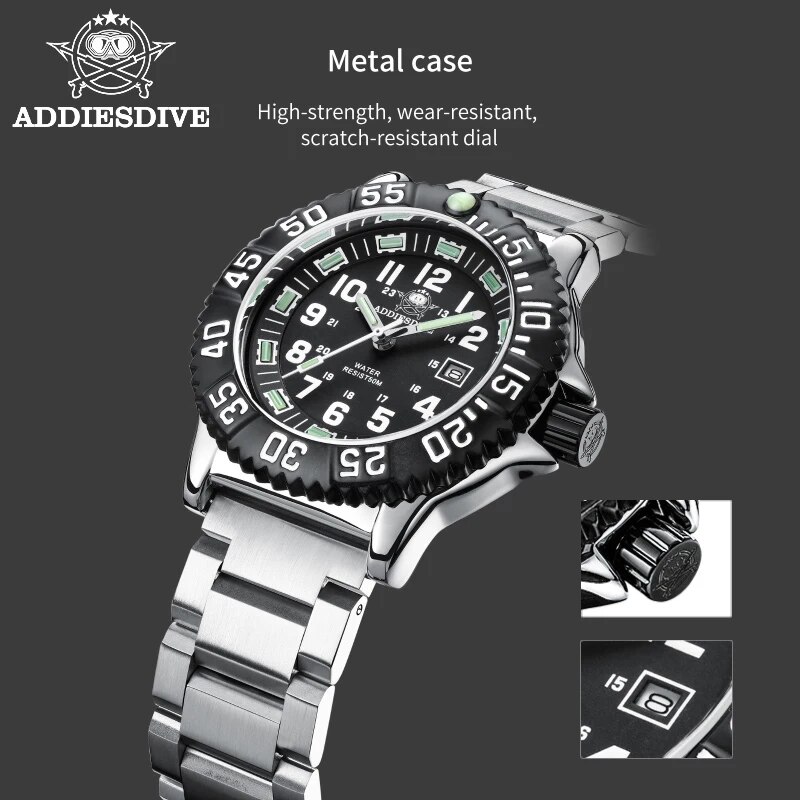 Addies Dive-Reloj de moda casu - Men'S Accessories Display reseña y precio