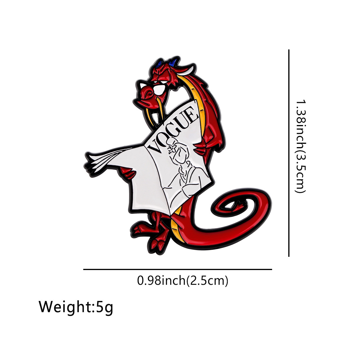 Broche de Dragón de Aleación d - Lapel Pin Enamel reseña y precio