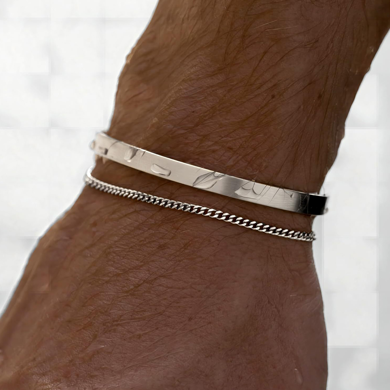 Pulseras apilables para hombre - Cufflink Box Set reseña y precio