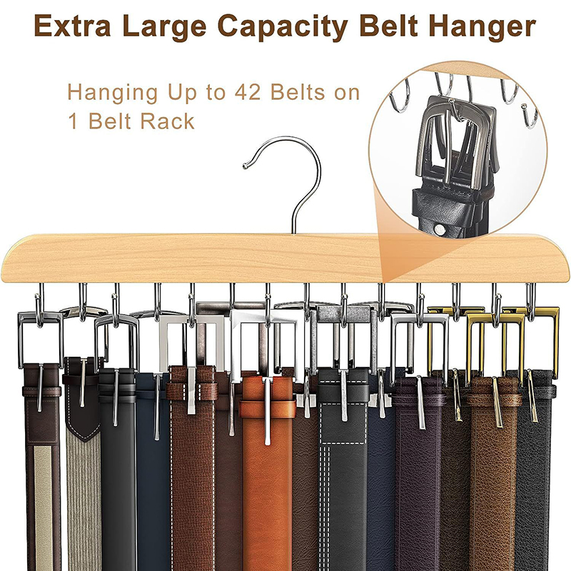 Perchero de madera para cintur - Men'S Accessories Wardrobe reseña y precio