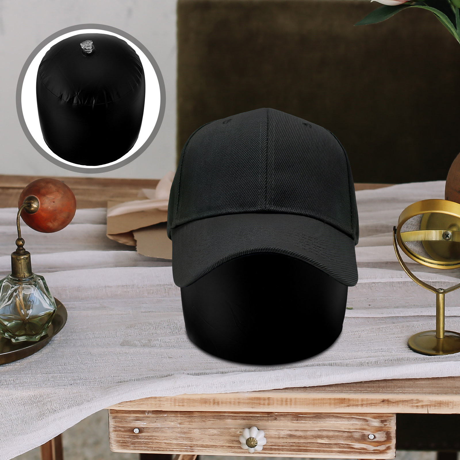 Soporte inflable para gorras,  - Men'S Accessories Wardrobe reseña y precio