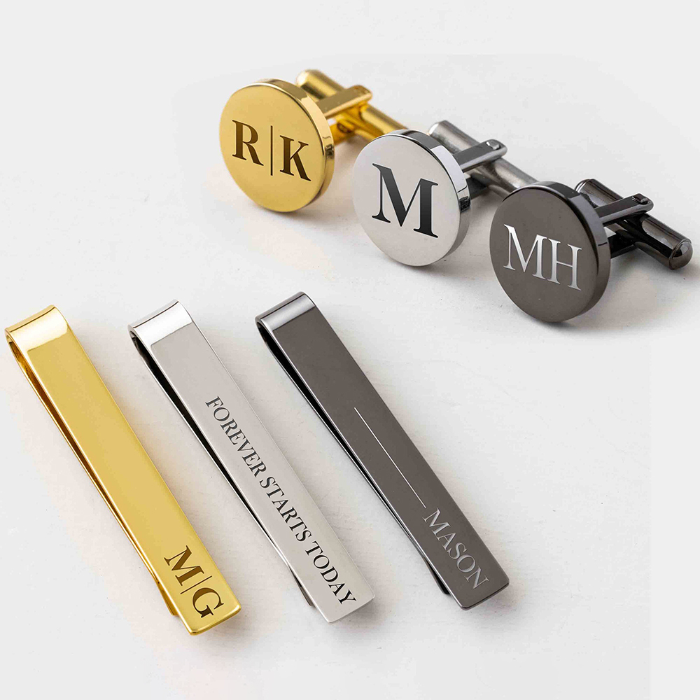 Gemelos de metal personalizado - Cufflink Box Set reseña y precio