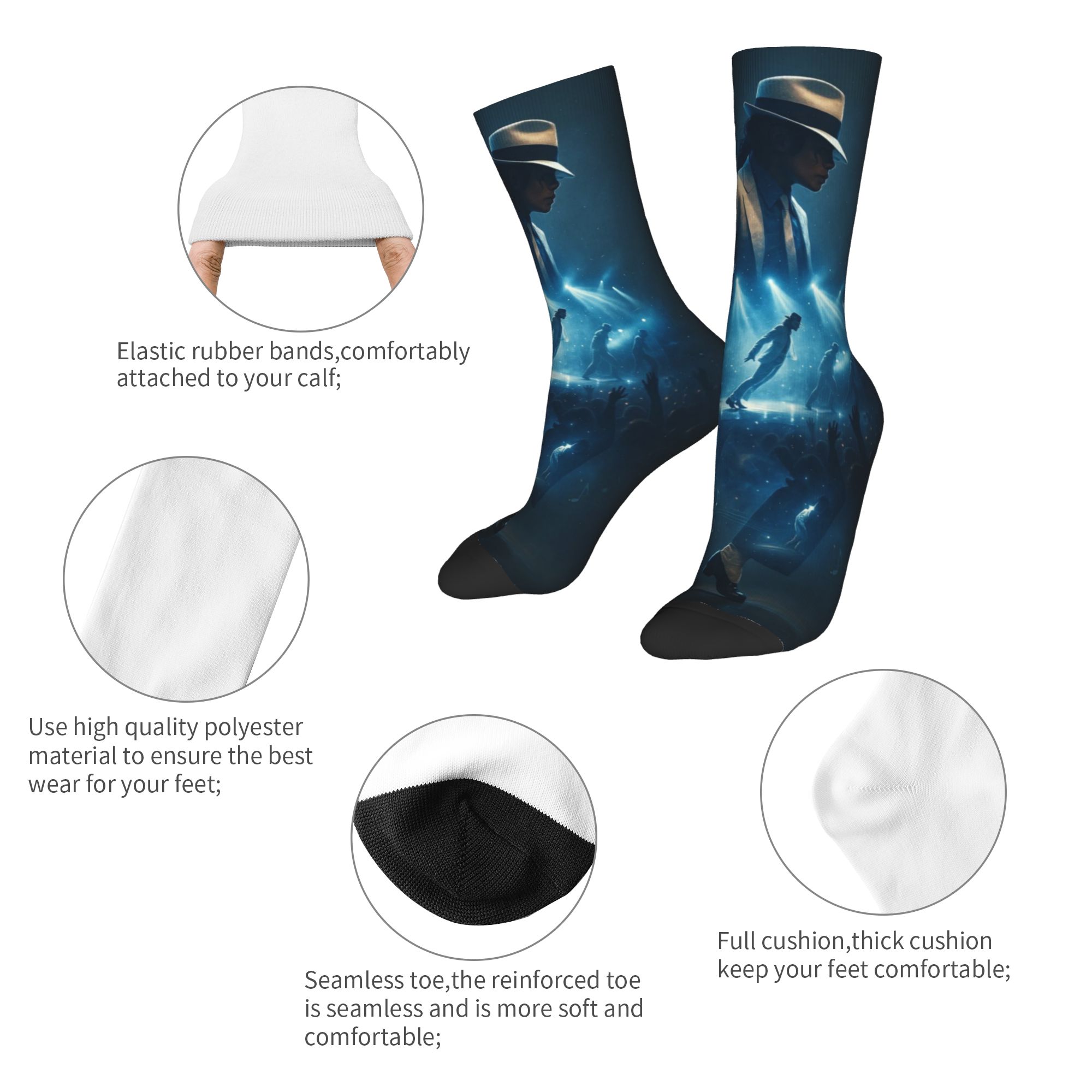 Calcetines Michaels Jacksons T - Men Accessories Ideas reseña y precio