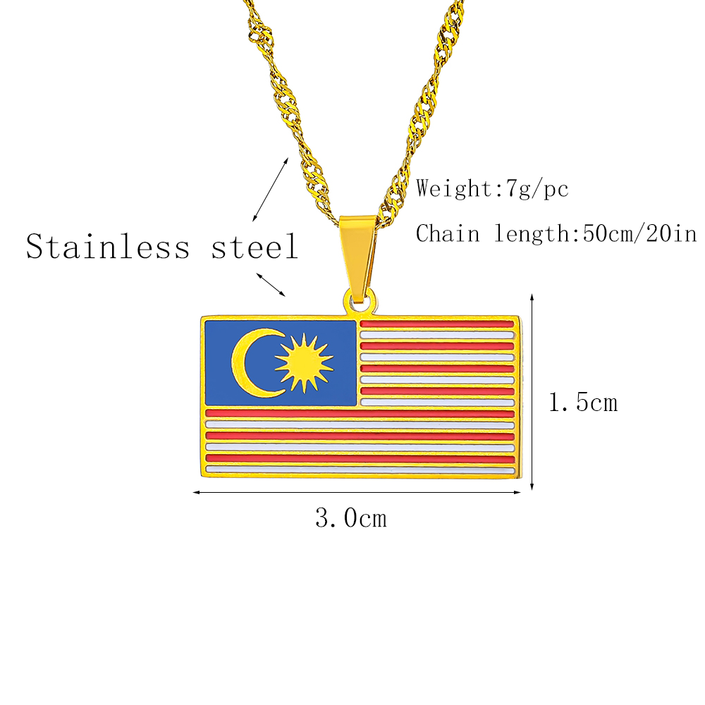 Collar con colgante de la band - Men'S Accessories Malaysia reseña y precio